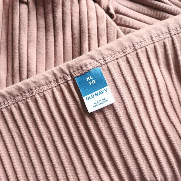 Old‎ Navy Women's XL Brown Ribbed Fitted Stretchy Cropped Sleeveless Tank Top - Picture 6 of 8